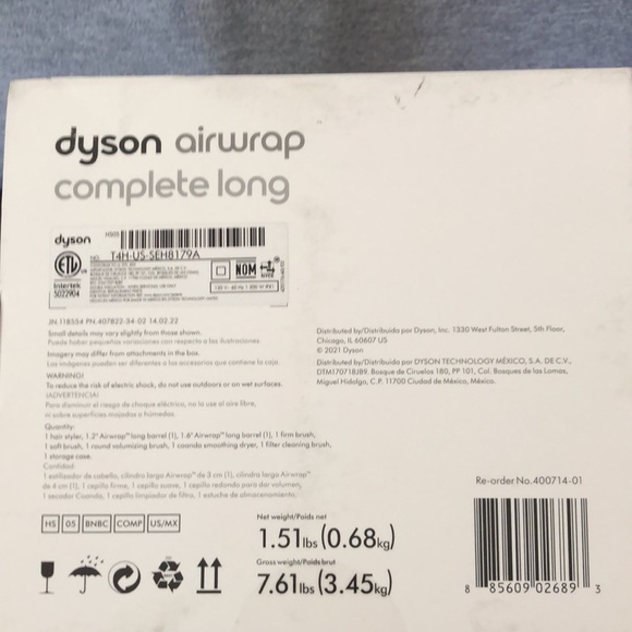 New in Box.Dyson airwrap complete long. - Picture 7 of 10